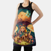 小さな女の子の葉 エプロン (インサイチュ)