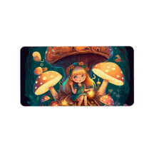 小さな女の子の葉