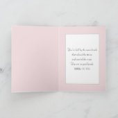 小さな女の子の飼い犬 カード (内部)