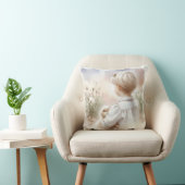 小さな女の子の飼い犬 クッション (椅子)