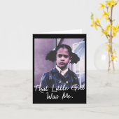 小さな女の子は私Tシャツカマラハリス2020 カード (黄色い花)