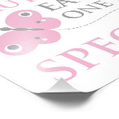 小さな女の子は蝶のようなピンクの写真プリント フォトプリント            (角)