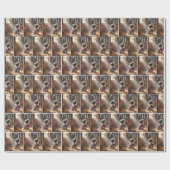 小さな女の子インバーンドカーフ ラッピングペーパー (フラット)