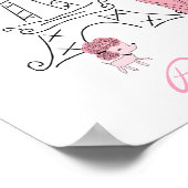 小さな女の子インパリスポスタパーソナライズされた ポスター (角)