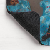 小さな女の子イン・ブルー・アームチェア,カッサット マウスパッド (コーナー)