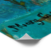 小さな女の子イン・ブルー・アームチェア， 1878年by Cassatt ポスター (角)