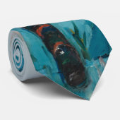 小さな女の子イン・ブルー・アームチェア(by Mary Cassatt) ネクタイ (ロール)