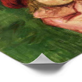 小さな女の子イン・レッド・ベレー ポスター (角)