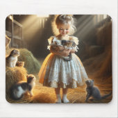 小さな女の子ウィズバーンキテンス マウスパッド (正面)
