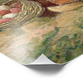 小さな女の子ウィンドミルイースターエッグラム フォトプリント            (角)