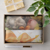 小さな女の子オン復活祭1デクページ紙 薄葉紙 (ギフト)