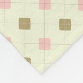 小さな女の子カスタムベア フリースブランケット (角)