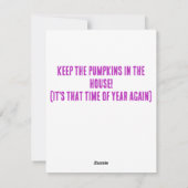 小さな女の子カボキンゴブリン恐竜 シーズンカード (裏面)