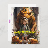 小さな女の子カボキンゴブリン恐竜 シーズンカード (正面/裏面)