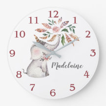 小さな女の子ズボホピンクグレーベビーゾウ