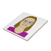 小さな女の子セラミックタイル タイル (側面)