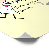 「小さな女の子ナース」ストーリーアートプリント- – フレーム可能 ポスター (角)