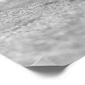 小さな女の子ビーチ1923年。ヴィンテージ写真 ポスター (角)