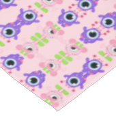 小さな女の子モンスターをテーマにしたパーティー テーブルクロス (アングル)