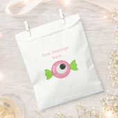 小さな女の子モンスターをテーマにしたパーティー フェイバーバッグ (クリップ留めされた状態)