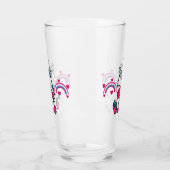 小さな女の子ユニコーンポニー タンブラーグラス (左)