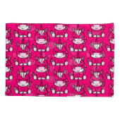 小さな女の子ユニコーンポニー 枕カバー (裏面)