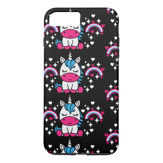 小さな女の子ユニコーンポニー Case-Mate iPhoneケース (裏面)