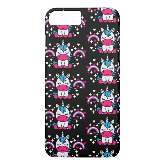 小さな女の子ユニコーンポニー Case-Mate iPhoneケース (裏面)