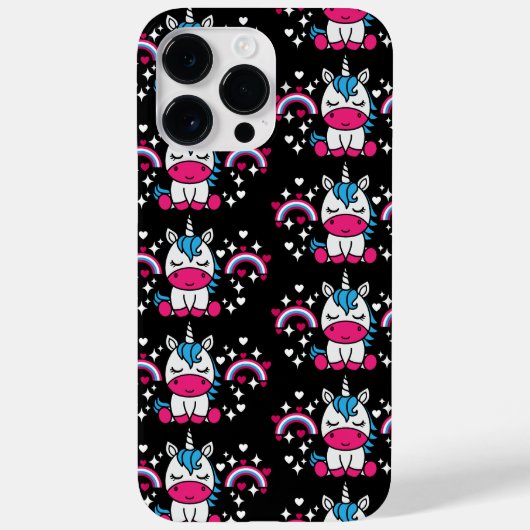 小さな女の子ユニコーンポニー Case-Mate iPhoneケース (裏面)