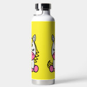 小さな女の子ユニコーン新学期 ウォーターボトル (右面)