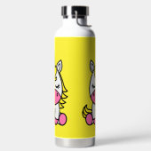 小さな女の子ユニコーン新学期 ウォーターボトル (左面)