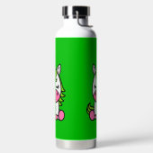 小さな女の子ユニコーン新学期 ウォーターボトル (左面)