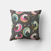 小さな女の子ユニコーン装飾用クッション クッション (裏面)