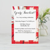 小さな女の子レトロヴィンテージ人形の子供 招待状 (スタンド正面)