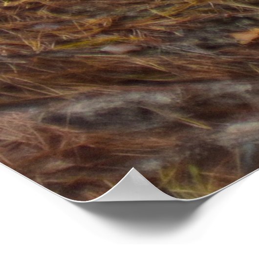 小さな女の子乗馬 ポスター (角)