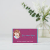 小さな女の子名刺 名刺 (スタンド正面)