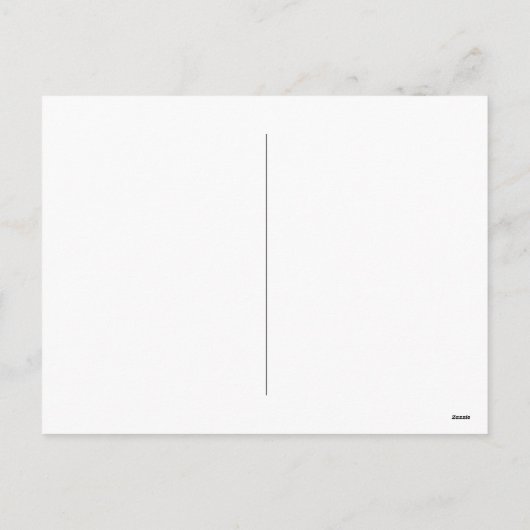 小さな女の子嗅ぎハイビスカス シーズンポストカード (裏面)