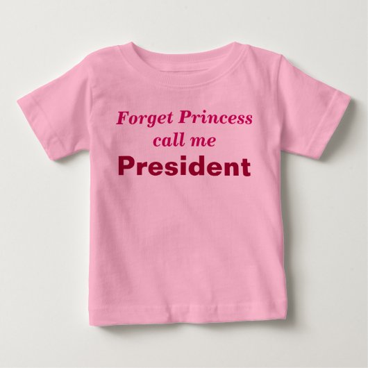小さな女の子大統領クリーパー。 ベビーTシャツ (正面)