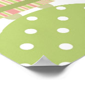 小さな女の子子供部屋芸術 ポスター (角)