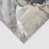 小さな女の子白馬のデコパージュ 薄葉紙 (詳細)