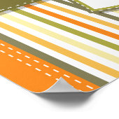 小さな女の子祈の ポスター (角)