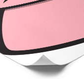 小さな女の子祈の ポスター (角)