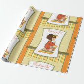 小さな女の子祈の ラッピングペーパー (アンロールド)