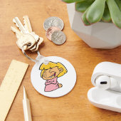 小さな女の子祈キーチェーン キーホルダー