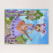 小さな女の子音楽パズル ジグソーパズル (横)