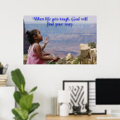 小さな女の子頼神 ポスター (ホームオフィス)