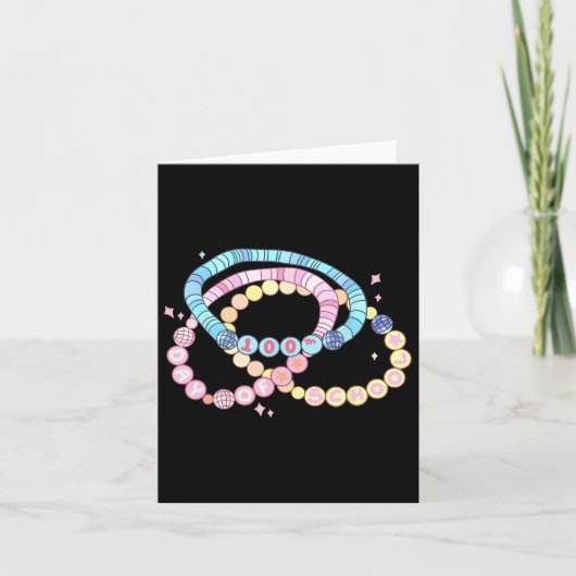 小さな女の子100日のおもしろい学校友情Br カード (正面)