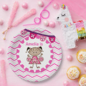小さな女の子2nd誕生日紙プレート ペーパープレート (パーティー)