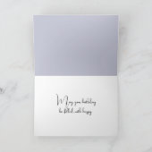 小さな女の子（アヒル付き） カード (内部)