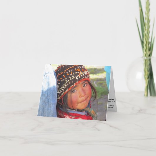 小さな女の子・オブ・キシュアラニ カード (正面)